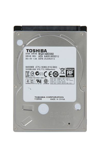 تصاویر گوشی هارد لپ تاپ توشیبا Toshiba 500GB 8MB Cache MQ01ABD050
