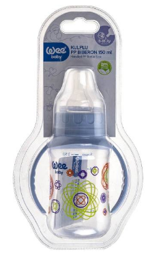 شیشه شیر نوزاد-کودک وی-wee  مدل 744 ظرفیت 150 میلی‌ لیتر-پلاستیکی