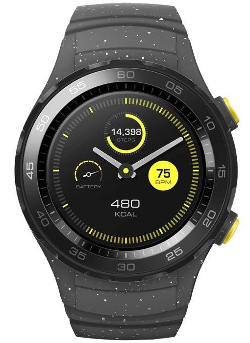 ساعت هوشمند-Smart Watch  هوآوی-HUAWEI Watch 2 Concrete Grey SmartWatch