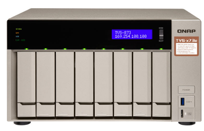 ذخیره ساز تحت شبکه -NAS کیونپ-QNAP TVS-873E-4G 8-Bay Diskless NAS
