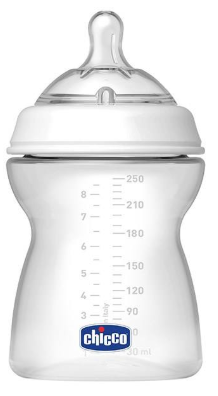 شیشه شیر نوزاد-کودک چیکو-chicco شیشه شیر مدل 38005 ظرفیت 250 میلی لیتر