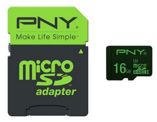 كارت حافظه / Memory Card  -PNY 16GB - microSD 533X Class 10 U1 80MB/S 