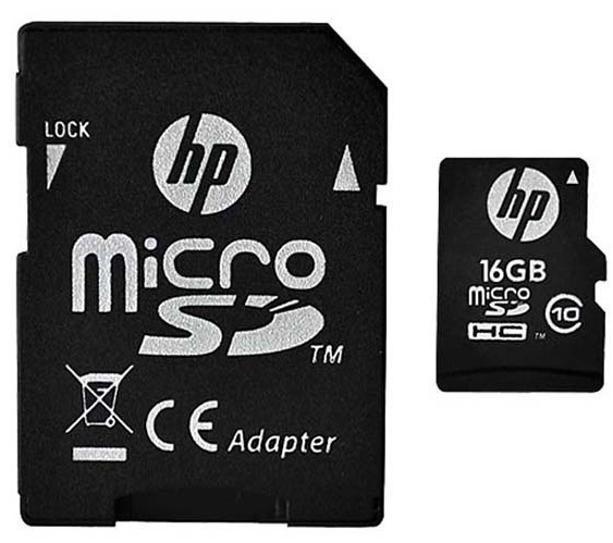 كارت حافظه / Memory Card برند نامشخص-- 16GB - مموری میکرو HP microSD Class10 U1