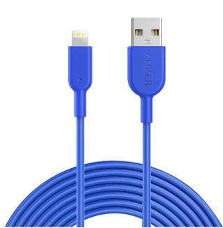 عکس کابل -مبدل -رابط--تبدیل پورت ها - ANKER / انکر A8434H31 PowerLine II USB To Lightning Cable 3m