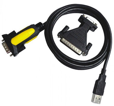 کابل -مبدل -رابط--تبدیل پورت ها فرانت-Faranet USB 2.0 To RS232 Serial Converted Cable With 25pin/9pin Adapter