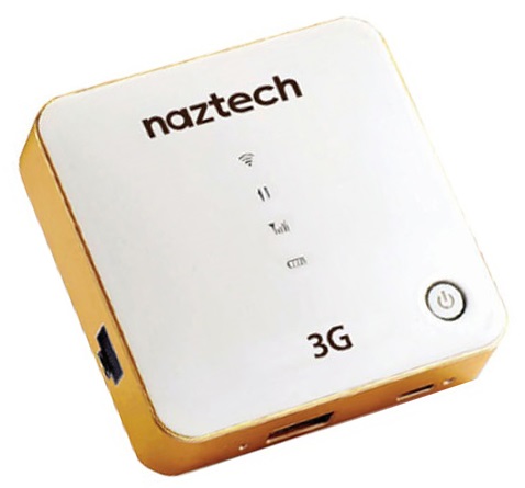  MODEM 3G- تری جی مودم نزتک-Naztech NZT-7730 3G Mobile WiFi and Power Bank