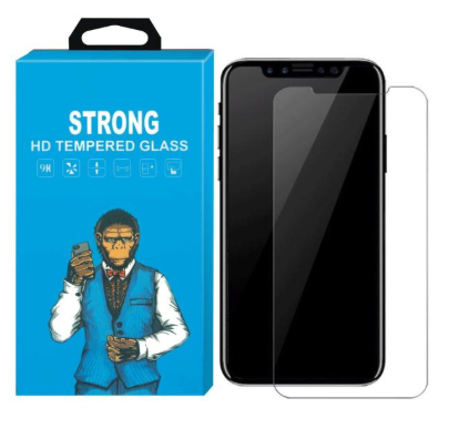 گلس محافظ صفحه نمایش گوشی موبایل برند نامشخص--  محافظ صفحه نمایش شیشه ای استرانگ مدل مانکی مناسب Iphone XS Max