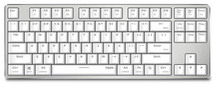 كيبورد - Keyboard رپو-rapoo MT500 Mechanical Keyboard