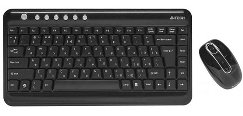كيبورد + موس ايفورتك-A4Tech  G7600N PADLESS Wierless Keyboard and Mouse