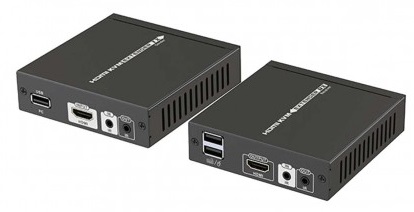 توسعه دهنده-Extender لنکنگ-Lenkeng LKV375KVM usb KVM - HDMI extender