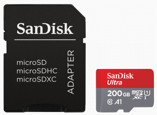 كارت حافظه / Memory Card سنديسك-SanDisk 200GB - ULTRA A1