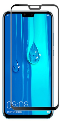 گلس محافظ صفحه نمایش گوشی موبایل برند نامشخص-- 6D Full Adhesive Glass Huawei Y9 2019