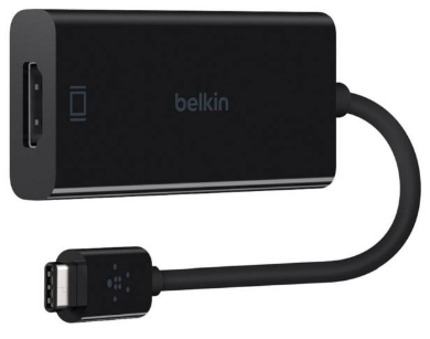 کابل -مبدل -رابط--تبدیل پورت ها  -Belkin مبدل USB-C به HDMI مدل F2CU038btBLK