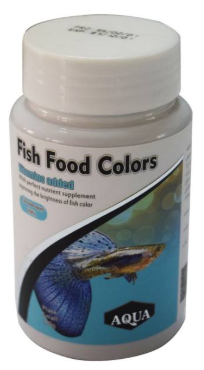 غذای ماهی آکوا-Aqua غذای مدل رنگدانه ماهی های ریز- حجم 100 گرم