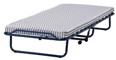 تخت خواب یک نفره آیکیا-IKEA تخت خواب مدل SANDVIKA-قابلیت تاشو بودن و جابجایی آسان-چرخ دار