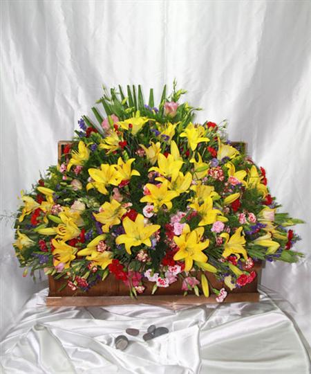 گل های طبیعی  -گل صندوق گل B 109