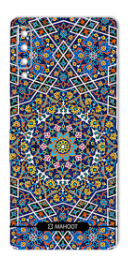 استیکر موبایل-برپوش ماهوت-mahoot برچسب پوششی Imam Reza shrine-tile Designبرای سامسونگ A7 2018