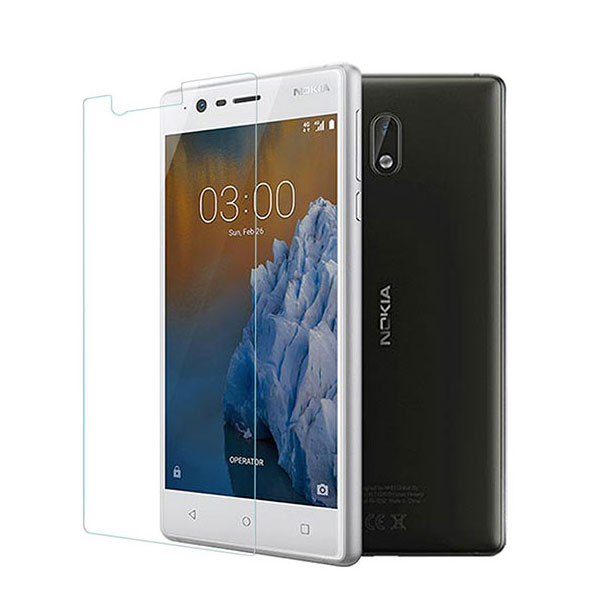 گلس محافظ صفحه نمایش گوشی موبایل برند نامشخص-- Glass Screen Protector For Nokia 3