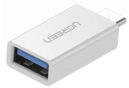 کابل -مبدل -رابط--تبدیل پورت ها یو گیرین-UGREEN مبدل USB به USB-C مدل 30155