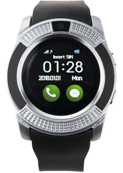 ساعت هوشمند-Smart Watch برند نامشخص-- ساعت هوشمند تی سریز مدل V8 الف 001- سیم کارت خور- دوربین دار