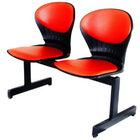 صندلی انتظار برند نامشخص-- صندلی اداری مدل B500-انتظار 2 نفره - یک تکه متصل