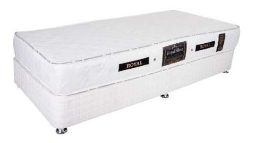 تخت خواب یک نفره برند نامشخص-- باکس تشک- تخت خواب یک نفره رویال کد V102 همراه تشک