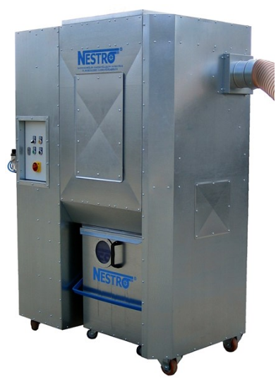 هواکش صنعتی- دستگاه مکنده نسترو-Nestro دستگاه مکنده صنعتی داخل سالنی مدل NE160