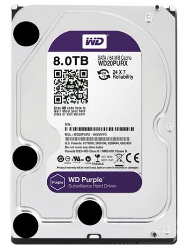 هارد ديسك كامپيوتر وسترن ديجيتال-Western Digital 8TB - Purple WD80PURZ 