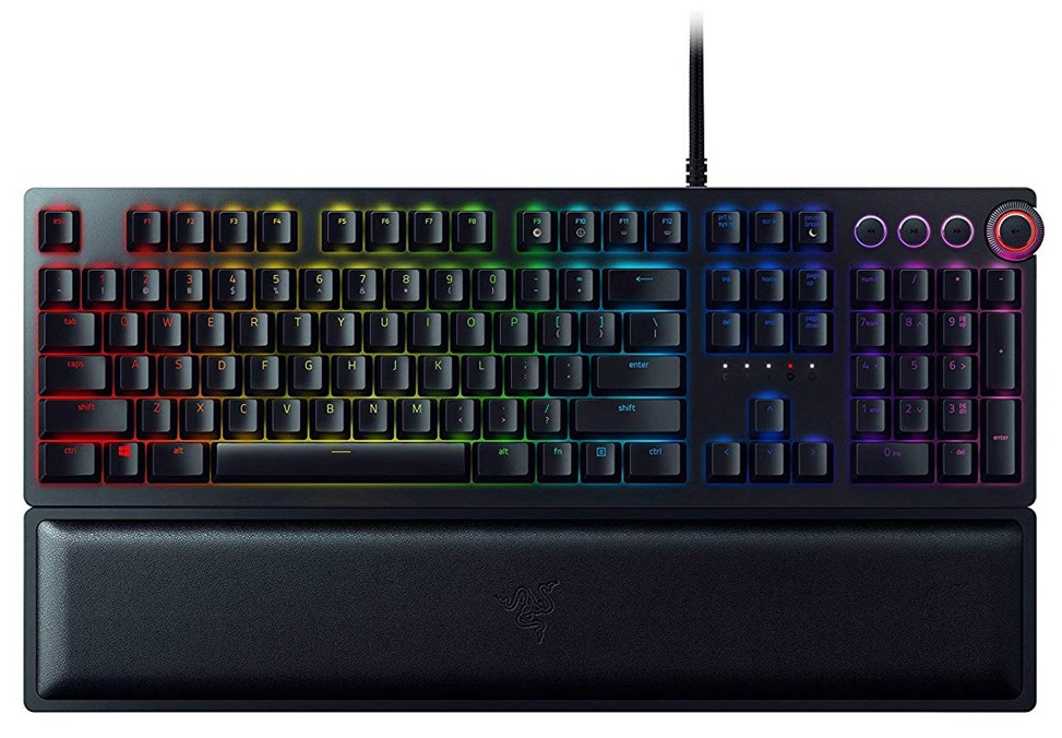 كيبورد - Keyboard ریزر-RAZER کیبورد گیمینگ باسیم مدل Huntsman Elite Opto Purple Switch