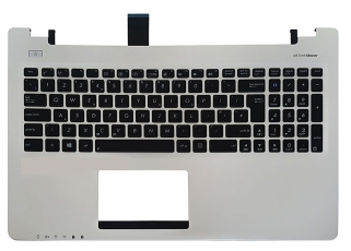 کیبورد لپ تاپ- LAPTOP برند نامشخص-- کیبوردبرای لپ تاپ ASUS-ایسوس S550 مشکی-با قاب C نقره ای
