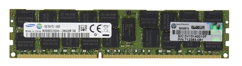 رم سرور- Server Ram اچ پي-HP رم سرور تک کاناله14900Rسریال708641-B21ظرفیت 16 گیگابایت - 16GB