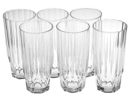لیوان و استکان -فنجان پذیرایی پاشا باغچه-Pasabahce لیوان شیشه ای مدل Diamond 52998 ست 6 عددی-بلند شربت خوری