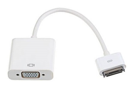 کابل -مبدل -رابط--تبدیل پورت ها اپل-Apple Dock Connector to VGA Adaptor MC552ZM/B