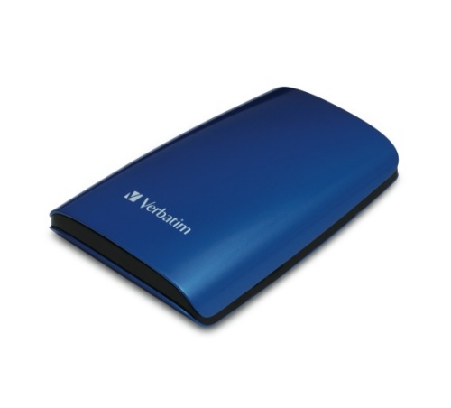 هارد اكسترنال - External H.D  -Verbatim 2.5'' Portable Hard Drive USB 2.0 Colour Edition Blue 320GB