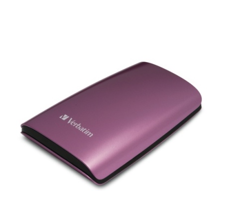 هارد اكسترنال - External H.D  -Verbatim 2.5'' Portable Hard Drive USB 2.0 Colour Edition Pink 320GB