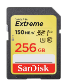 كارت حافظه / Memory Card سنديسك-SanDisk کارت حافظه SD 256GB مدل Extreme 150MB/s