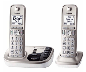 عکس دستگاه تلفن بی سیم/بیسیم - Panasonic / پاناسونيك تلفن بی‌سیم مدل KX-TGD222