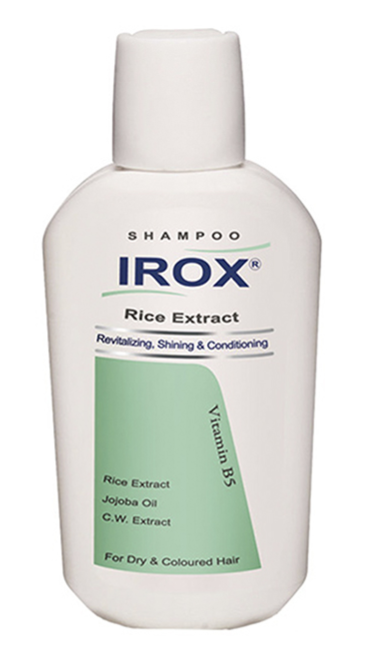 شامپو مو IROX-ایروکس شامپو سبوس برنج مخصوص موی خشک حجم 200 میلی لیتر Irox