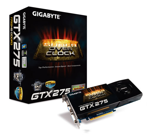 كارت گرافيك - VGA گيگابايت-Gigabyte GTX 275 -   GV-N275SO-18I