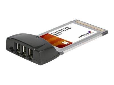 كابلها و مبدلهای لپ تاپ برند نامشخص-- PCMCIA-3 Port CardBus 1394a FireWire Adapter Card