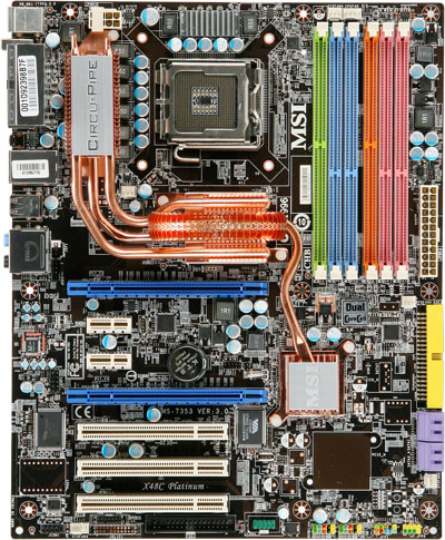 مادربورد - Mainboard ام اس آي-MSI X48C Platinum