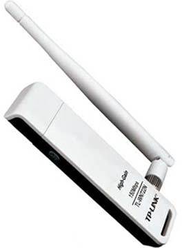 TL-WN722N  عکس كارت شبكه-LAN-WAN - TP-LINK /   TL-WN722N  -150Mbps High Gain Wireless USB Adapter 