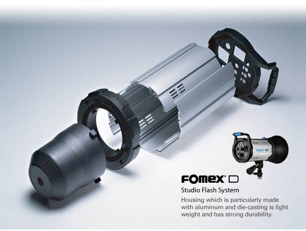 عکس فلش چتری و آتلیه  - FOMEX / فومکس D600