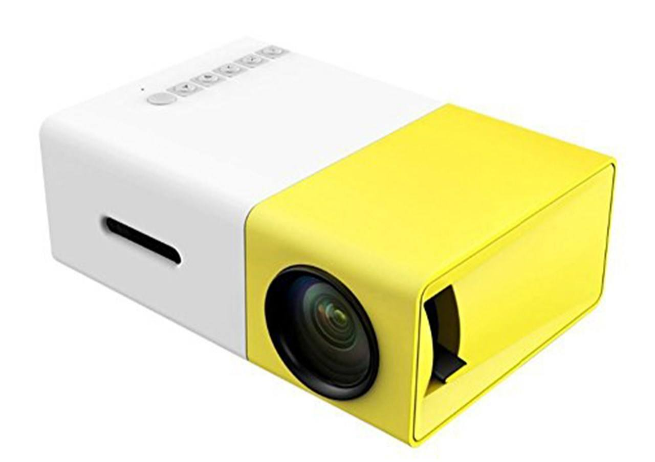  ویدئو پروژکتور جیبی-قابل حمل برند نامشخص-- ویدئو پروژکتور قابل حمل مدل Yellow