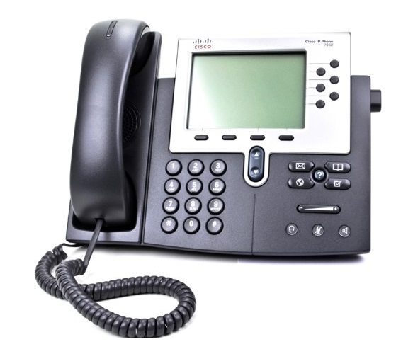 گوشی تلفن ویپ -Phone voIP سیسکو-Cisco تلفن VoIP مدل 7962G تحت شبکه