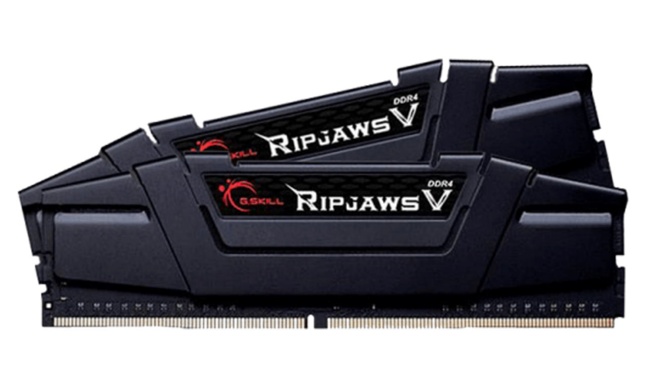 عکس رم کامپیوتر - RAM PC - G.SKILL / جی اسکیل 16GB -RIPJAWZ V DDR4 - 3200MHz - CL16 - Quad Channel - 2 x 8GB