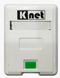 باکس و پریز کی نت-Knet پریز روکار شاتر دار تک پورت شبکه  مدل K-N1097
