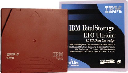 Tape Storage- ذخیره سازی آی بی ام-IBM نوار مغناطیسی ذخیره داده LTO 5 Cartridge 