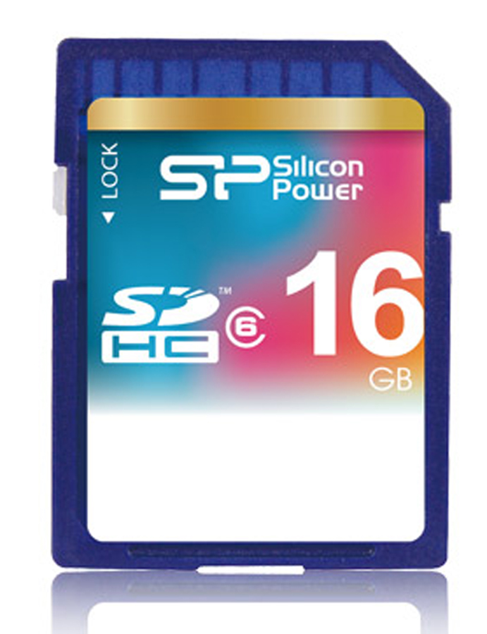 كارت حافظه / Memory Card  -SILICON POWER SDHC Class6 - 16GB