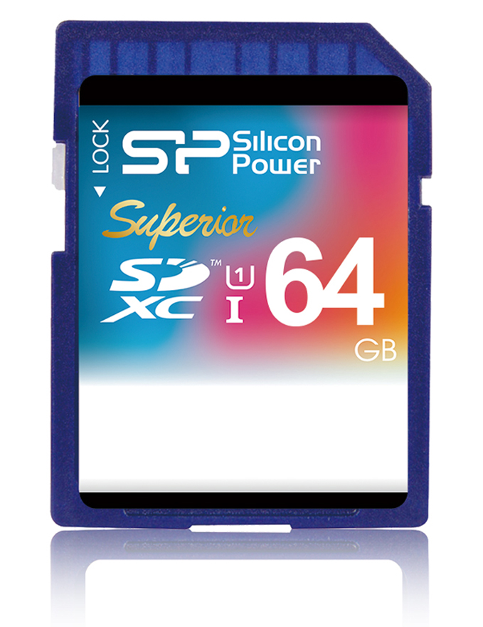 كارت حافظه / Memory Card  -SILICON POWER Superior SDXC UHS-1 - 64GB